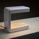 White 'Isos' desk lamp by Giotto Stoppino