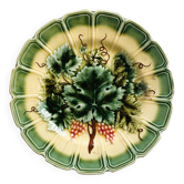 Old Sarreguemines plate.