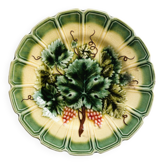 Old Sarreguemines plate.