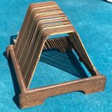Wooden vinyl holders