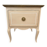 Solid wood bedside table