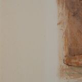 Paul COLLOMB: Dancer on a green background, original signed lithograph.