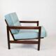 Chaise Stobrawa bleu clair, années 1970