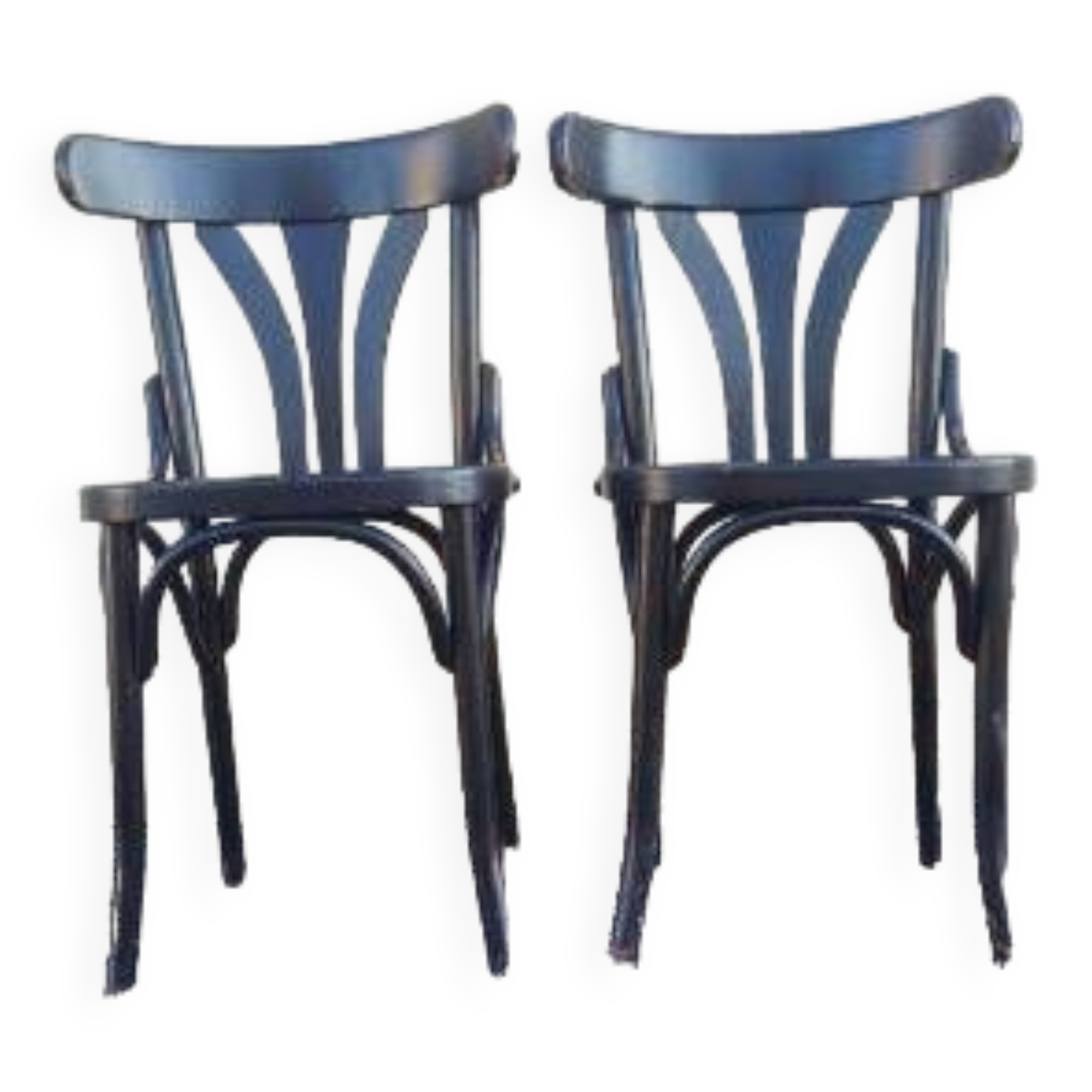 Pair of Fischel bistro chairs