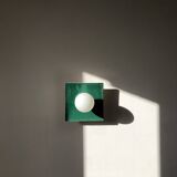 Applique murale en céramique Globe Tile - Carré Coco - Green