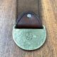 Mid-Century Bronze and Leather Armrest Bowl or Ashtray, 1960s