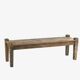 Indian bench made of recycled wood