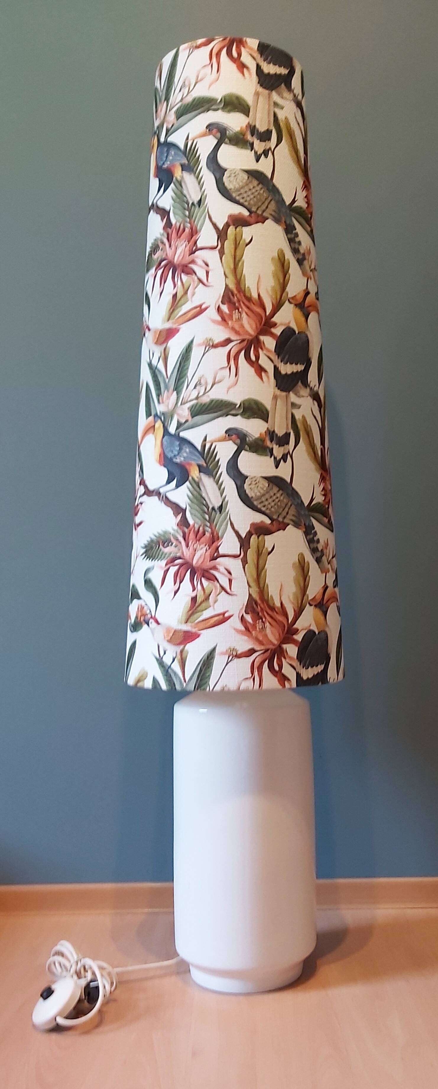 Large ceramic lamp, 1970s.