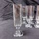 6 crystal champagne flutes from Villeroy and Boch, model Mercury - Height 17.