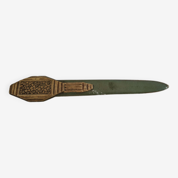 “A. Sadoux” bronze paper opener