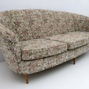 Ico Parisi Style Mid-Century Modern Italian Sofa, 1950s