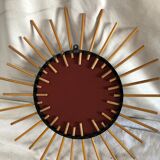 Miroir soleil vintage 34x34cm