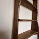 Solid wood wall shelf / storage shelf