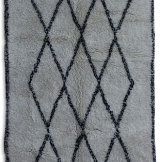 Carpet beni ouarain 100% wool, 305 x 160