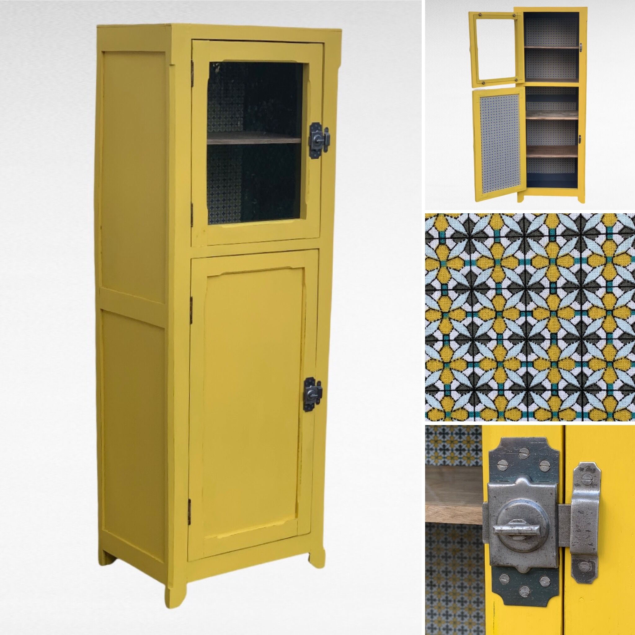 Powder yellow Parisian buffet 1950