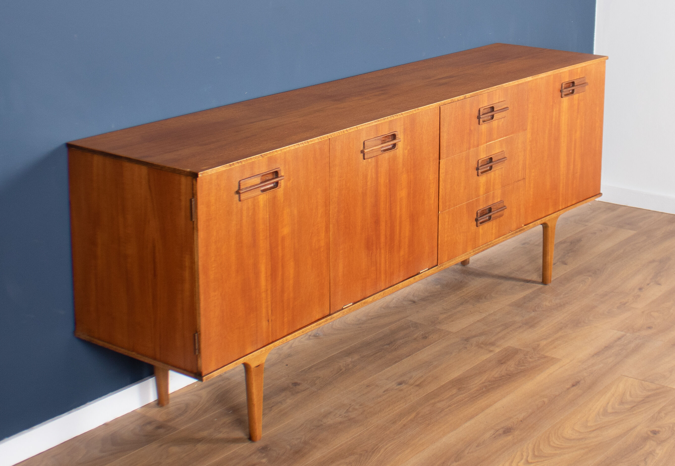 Enfilade danoise teck mid century 1960s