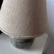 Jacques Blin lamp signed with original shade – vintage ceramic