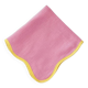 Serviette rose et jaune