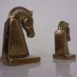 Brass Horse Bookends, 1960s, Set of 2