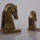 Brass Horses Bookends, 1960s, Set of 2