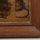 Oil on panel woman 3 faces in profile nineteenth frame wood e. jacob