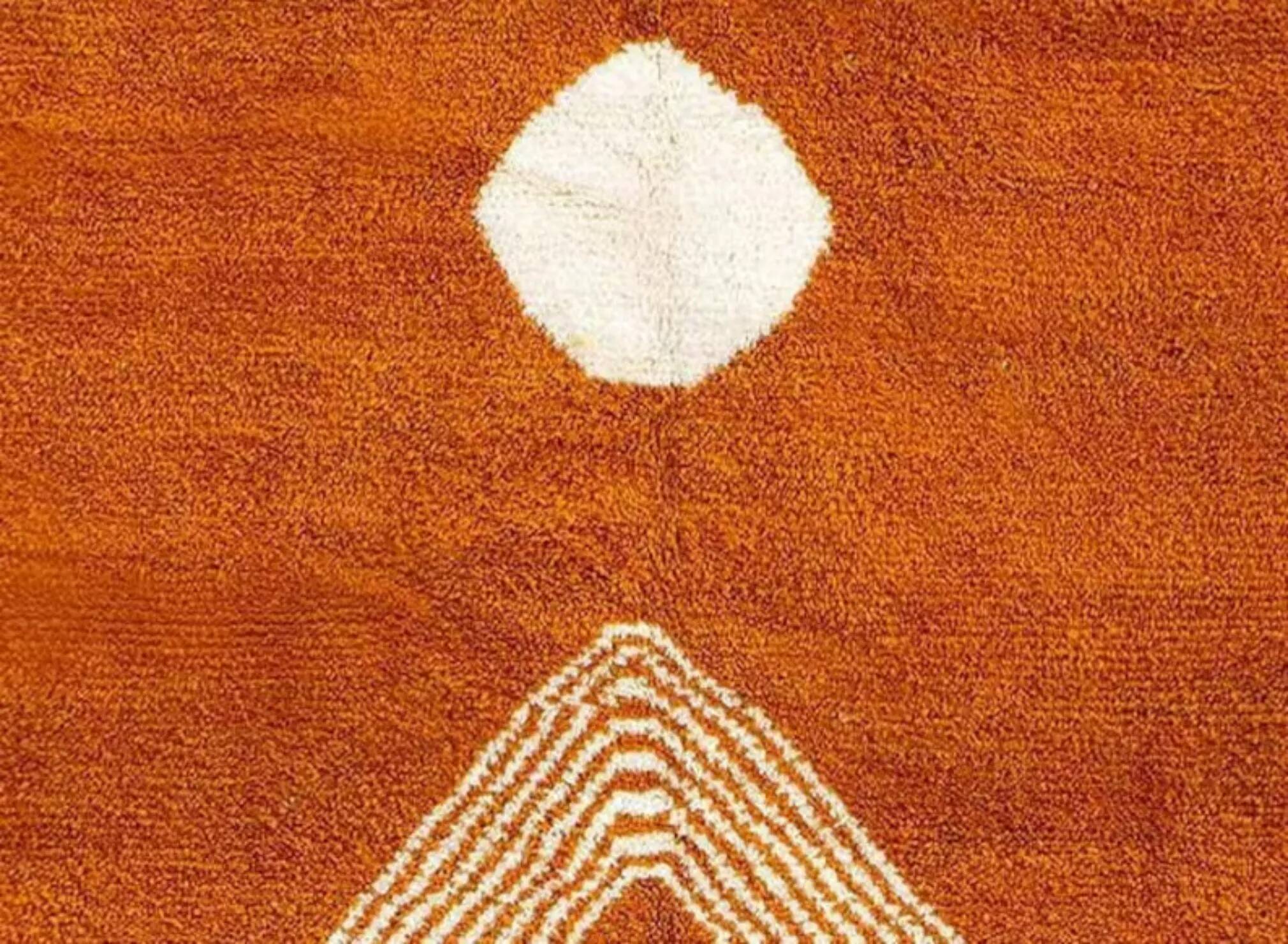 Grand tapis artisanal berbère 3x2 m