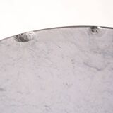 Marble and metal coffee table