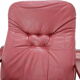 1980 Leather Armchair With Footrest, Ton Czechoslovakia