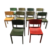 Series 10 colorful chairs design of the 80s