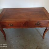 Bureau Louis XV en merisier ferrures laiton