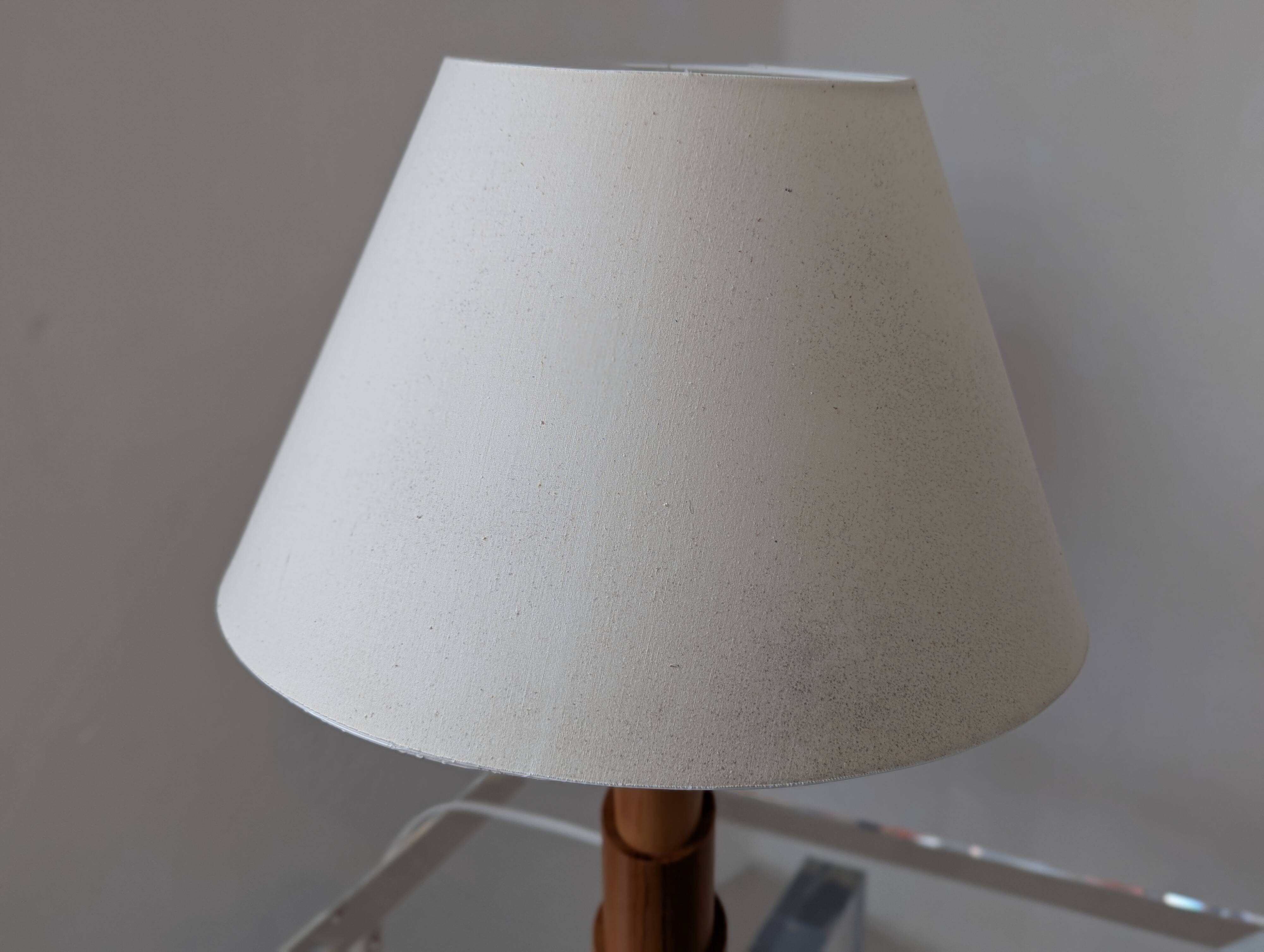 Pair of pine lamps, 1980s