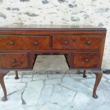 Walnut chippendale desk