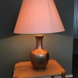 Vintage Metal Hollywood Regency Table Lamp, 1970s