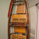 Vintage wooden boat skeleton frame