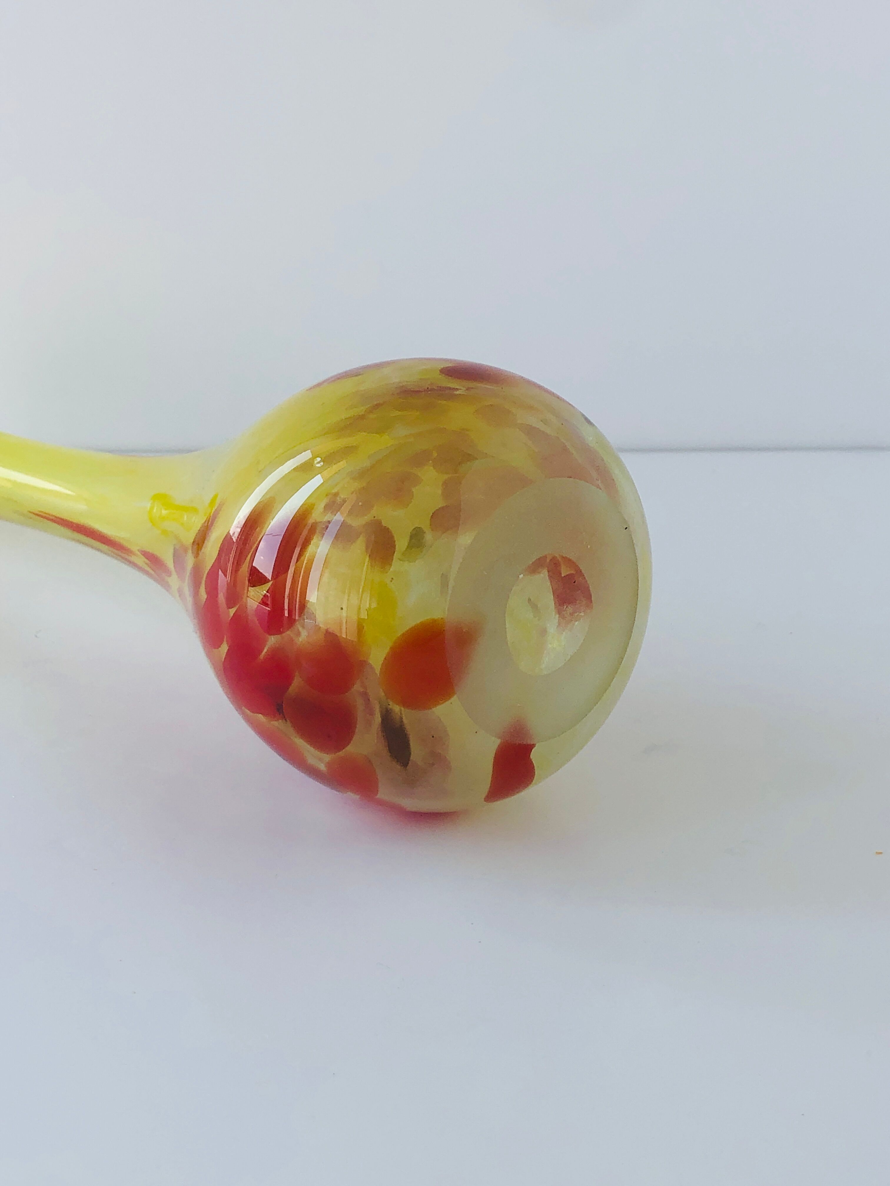 Vase soliflore vintage blown glass