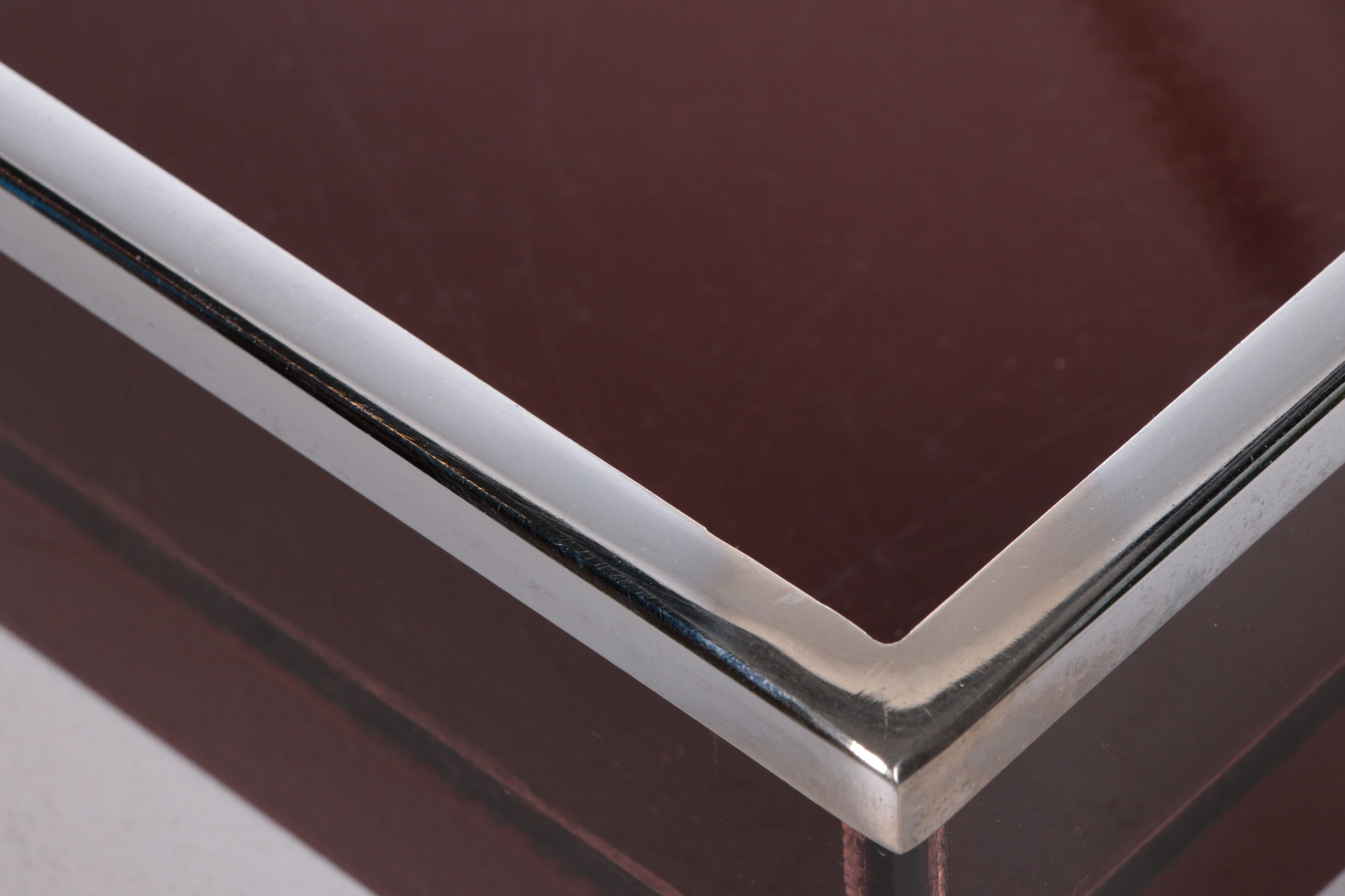 Vintage plexiglas sidetable 1970 France