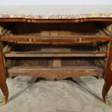 Commode en Bois de Rose et Amarante, style Transition Louis XV / Louis XVI – Fin XIXe