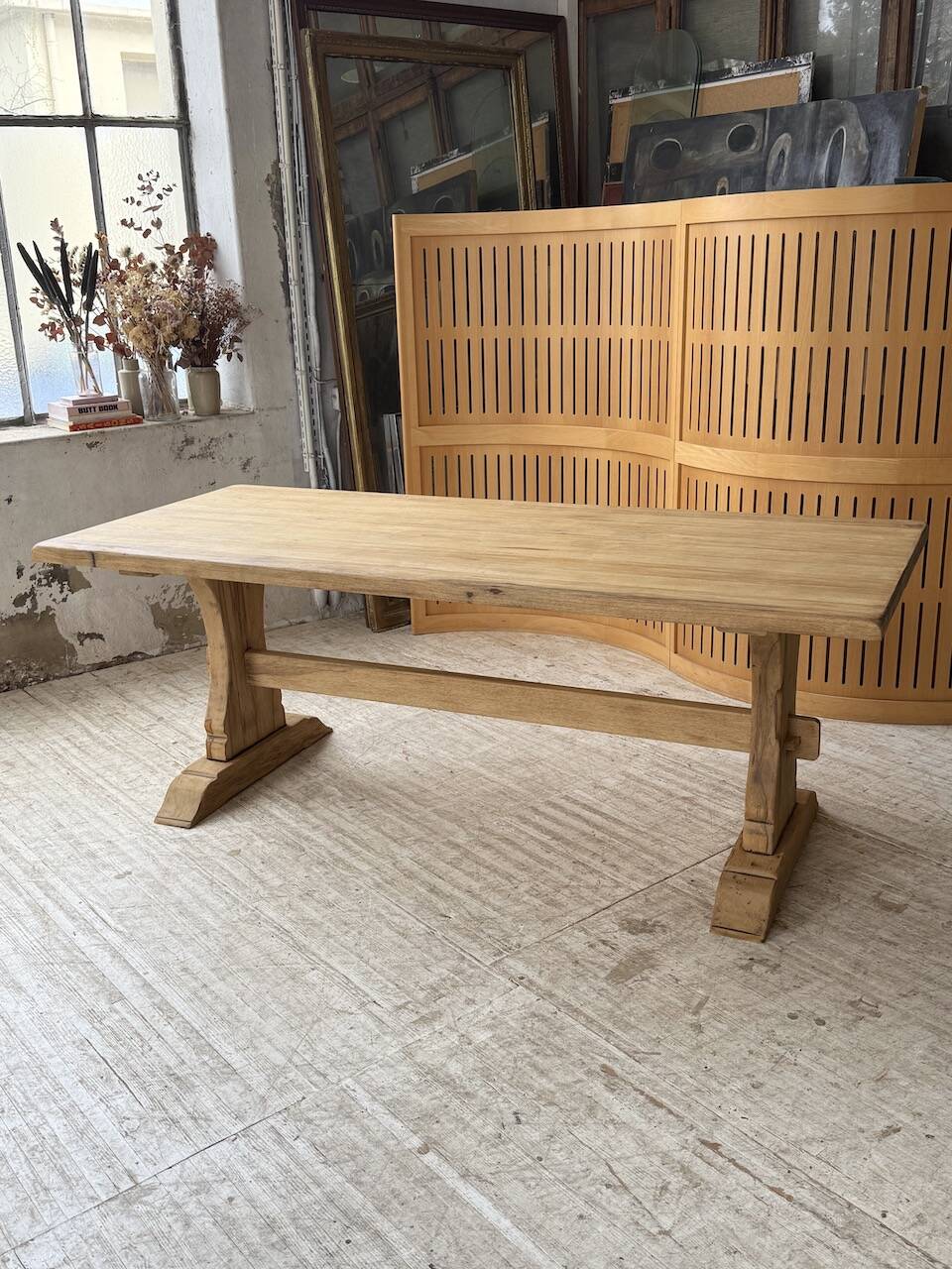 Beech monastery table 2m