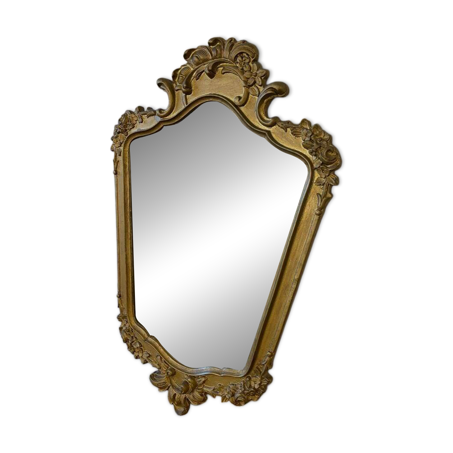 Miroir baroque doré vintage / miroir mural