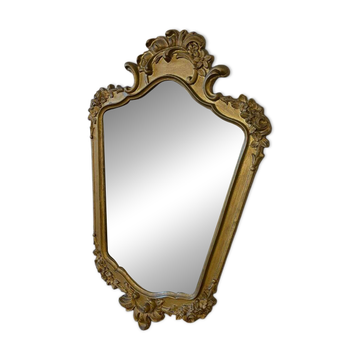 Vintage gold baroque mirror / wall mirror