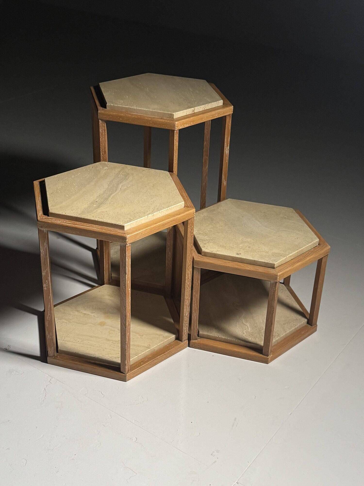 Set of 3 side tables Roche Bobois