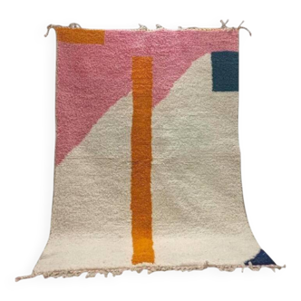 Traditional handmade Beni Ouarain rug