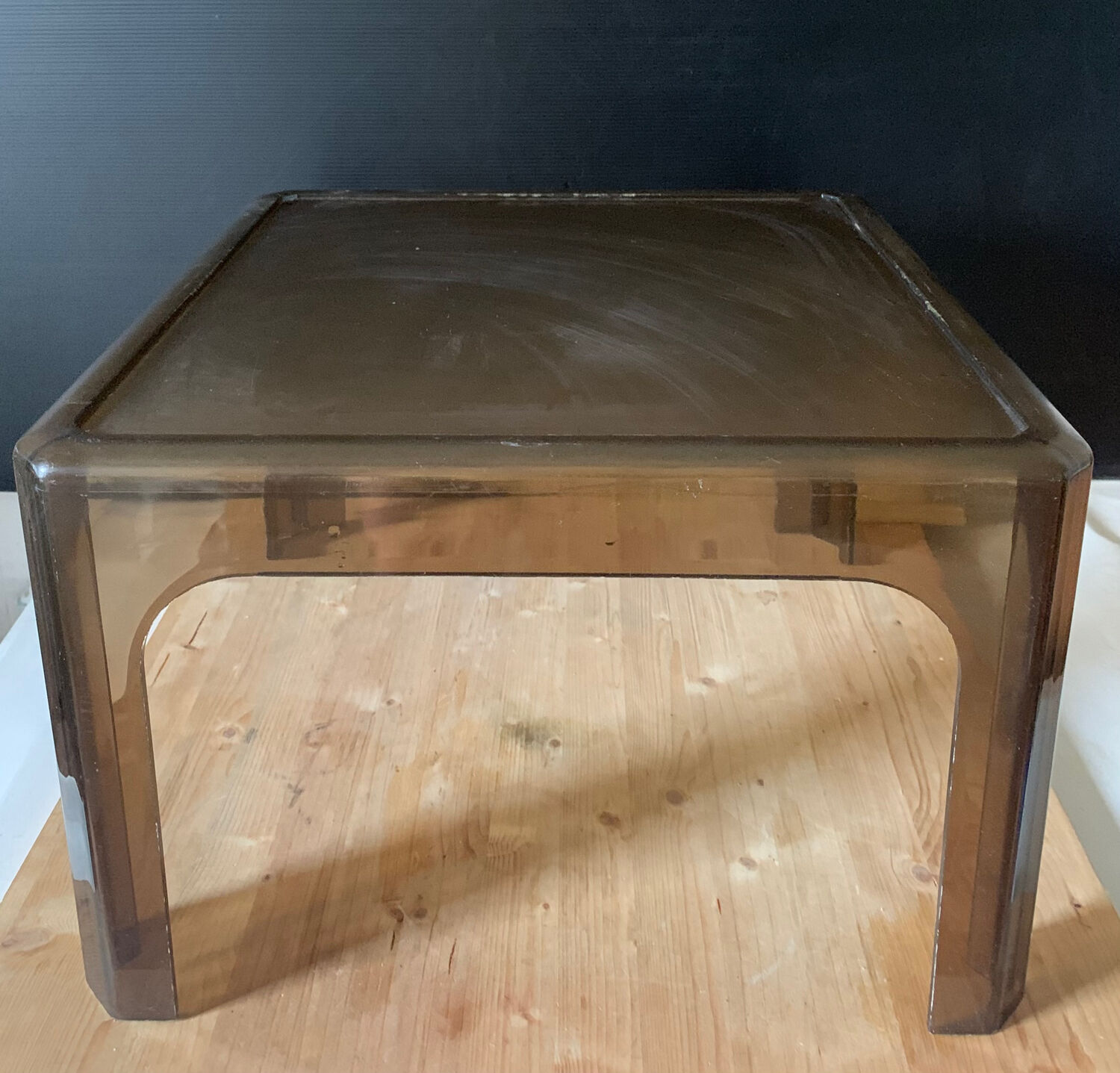 Table basse plexiglass fume Selency