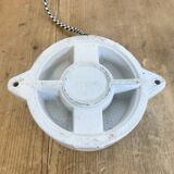 Vintage White Porcelain Ceiling Light, 1970s