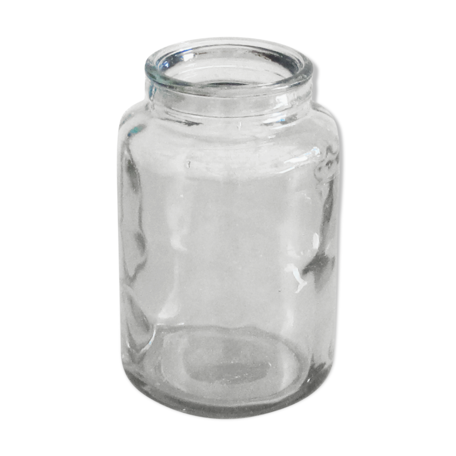 Old glass jar or vase