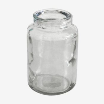 Old glass jar or vase