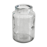 Old glass jar or vase