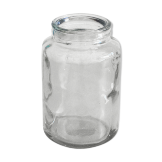 Old glass jar or vase