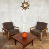 Scandinavian teak coffee table by Karl Sørlie and produced by Sørlie & Sonner 1960
