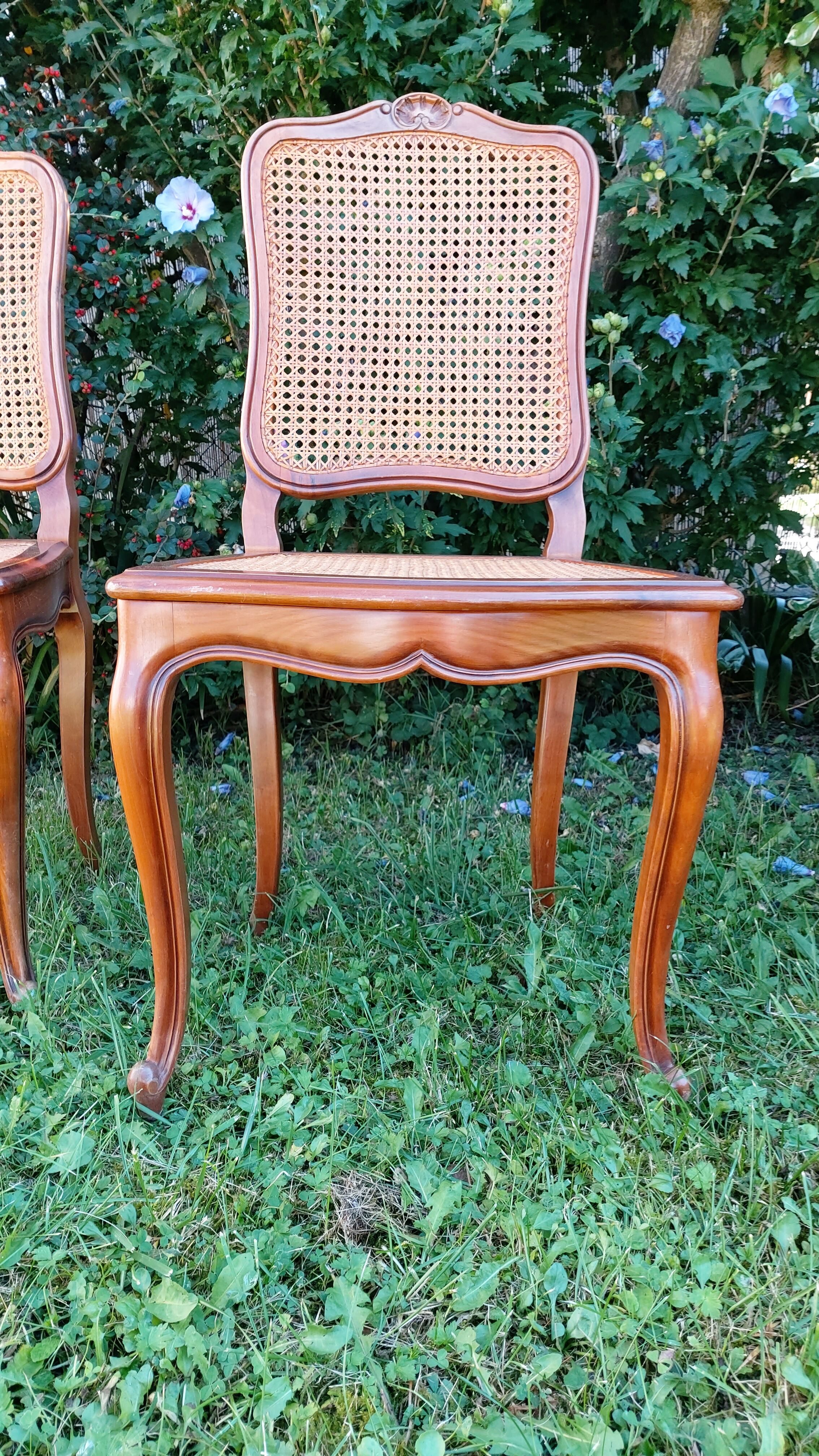 set of 4 regency style chairs